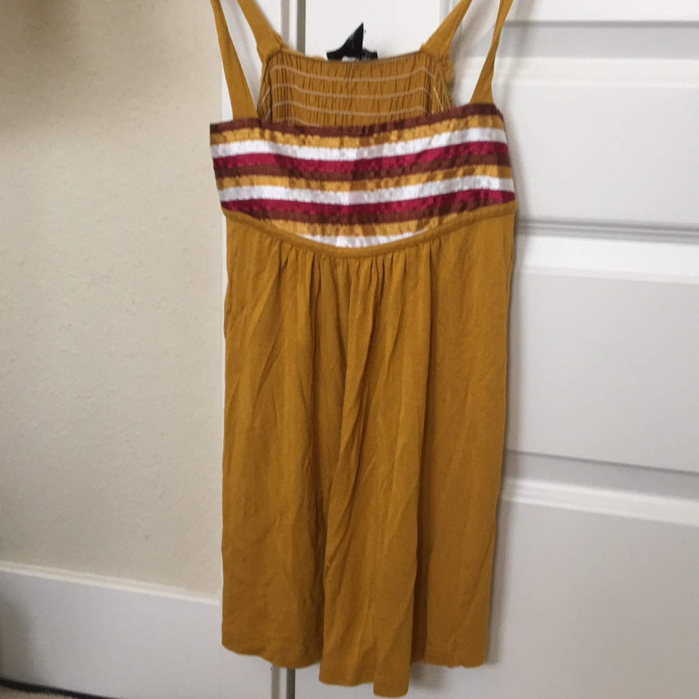 3 for $15!! H&M mustard yellow tank top, XS, LIKE NEW